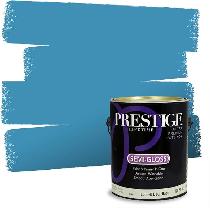Prestige Exterior Paint and Primer In One, French Blue
