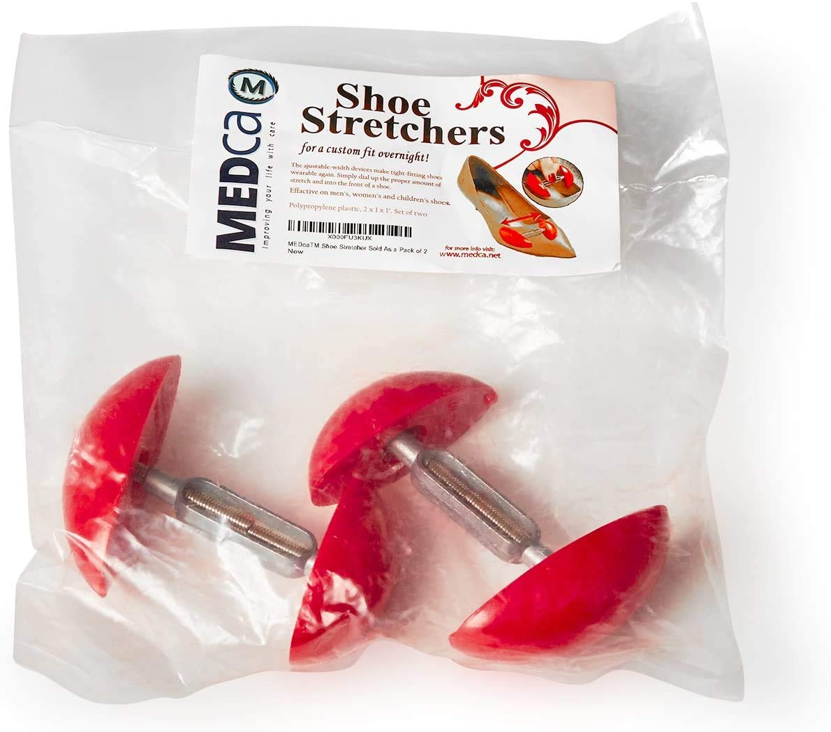 MEDca Shoe Stretcher Sold As a Pack of 2, Red - Image 5