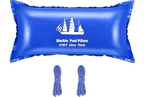 AOURANA Pool Pillows for Above Ground Pool，4 x 8Ft, Winterize Pool Closing Kit Winter Pool Cover Pillow, Ultra Thick & Durable Resistant 0.4mm PVC Material Air Pillow for Winterizing