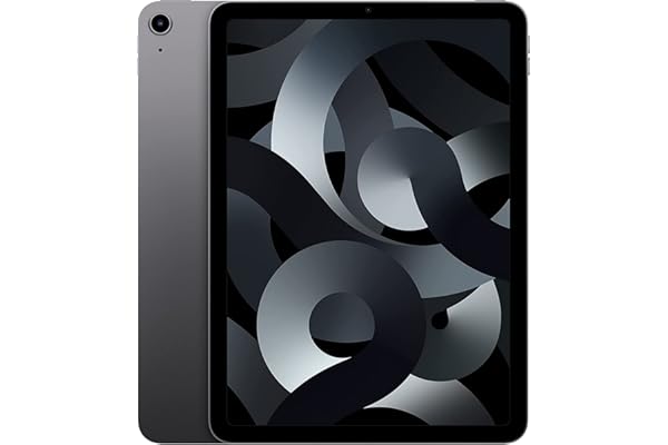 Apple iPad Air (5th Generation, 10.9-inch, 2022), 256GB, Wi-Fi + Cellular, Space Gray (Renewed)