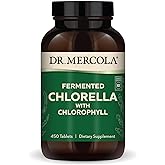 Dr. Mercola Fermented Chlorella with Chlorophyll, 90 Servings (450 Tablets), Dietary Supplement, Supports Immune and Organ Health, Non GMO, NSF Certified