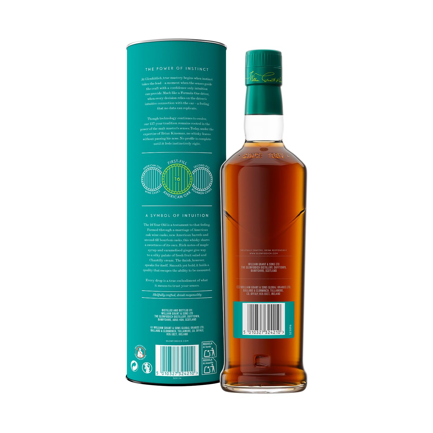GLENFIDDICH Single Malt Scotch Whisky 16 Jahre, 70 cl – Limited Edition | Vollmundig & komplex | Gereift in amerikanischen Eichenfässern | Aston Martin F1® Partnerschaft | 43% vol 7
