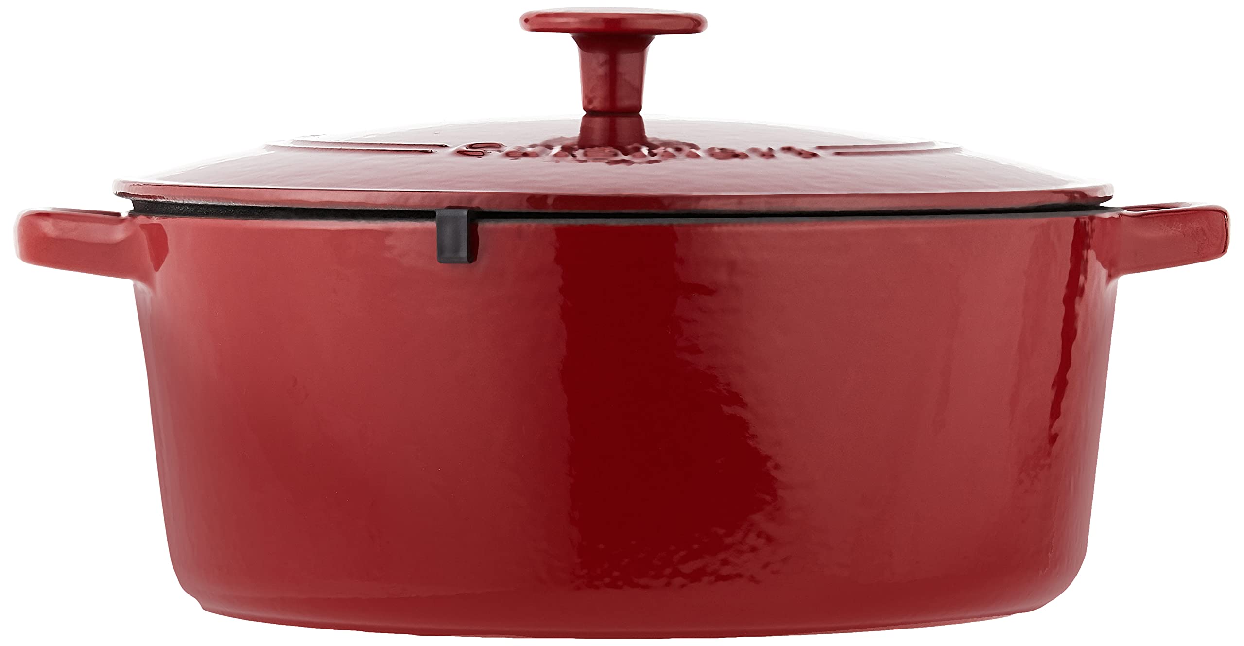 Cuisinart Chef's Classic Enameled Cast Iron Round Covered Casserole (Cardinal Red, 7- Quart)