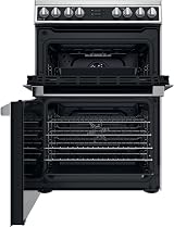 Hotpoint 60cm Double Fan Oven Electric Cooker Stainless Steel view 2