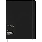 Moleskine Smart Notebook, Smart Writing System, Digital Notepad with Hard Cover, Ruled Pages and Elastic Closure, Size Extra 