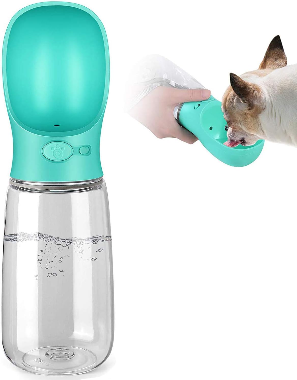pedy Dog Water Bottle, Pet Travel Water Bottle with ABS Food Grade Small Dog Travel Outdoor Water Drinking Bottle