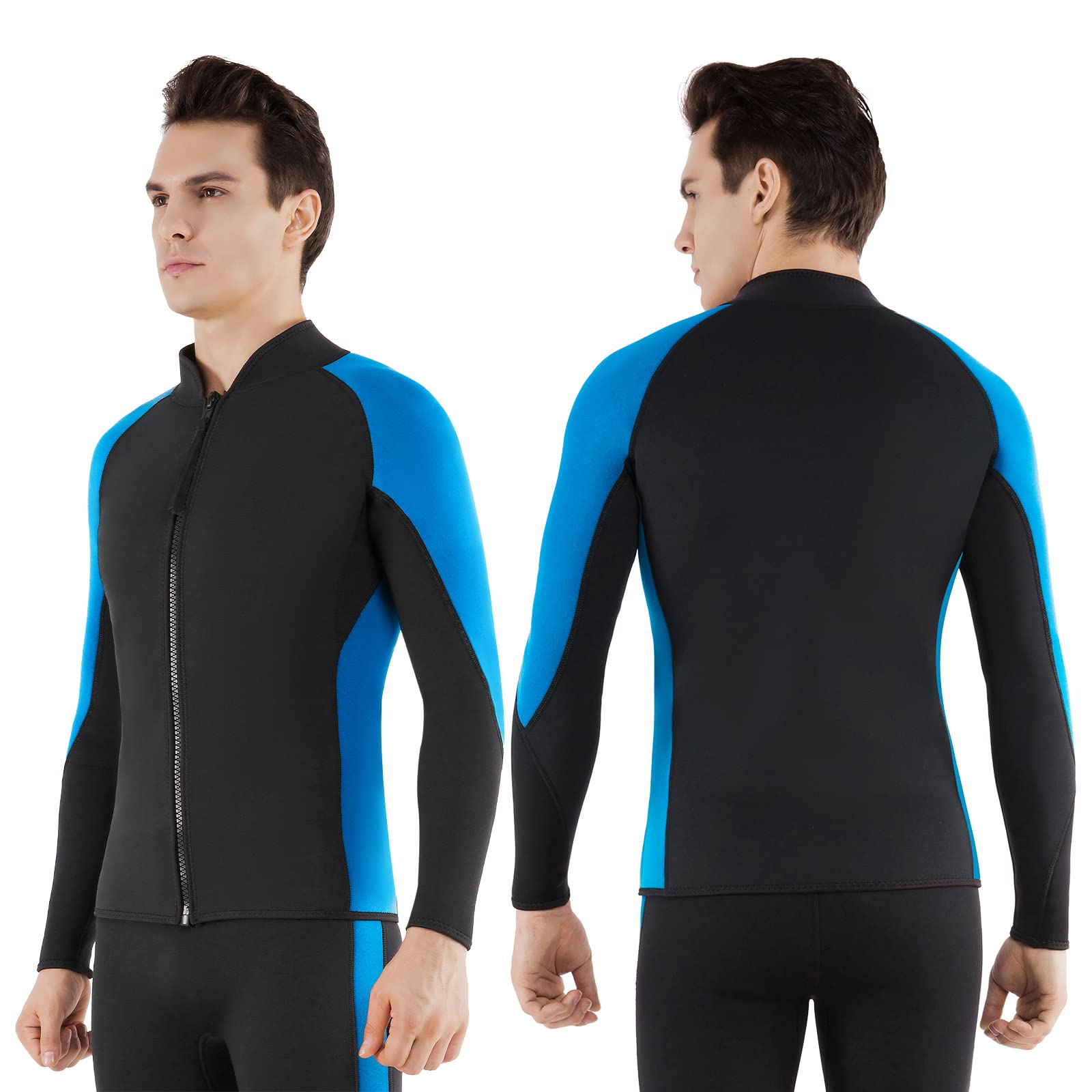 FLEXEL Wetsuit Top Jacket Women Men, 2mm Neoprene