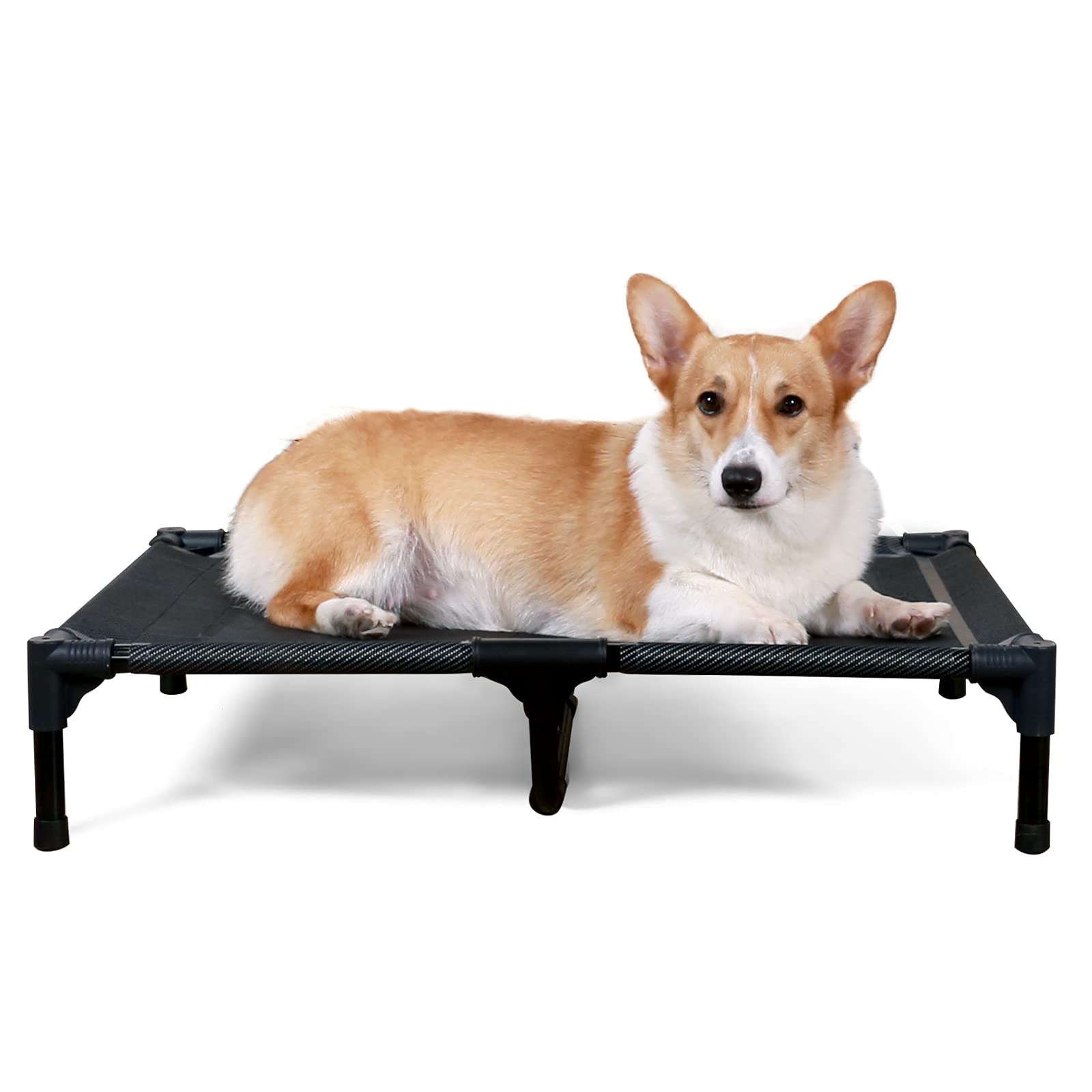 ANWA Elevated Dog Bed Large Size, Raised Dog Bed Outdoor Use, Portable Dog Cot Large Dogs