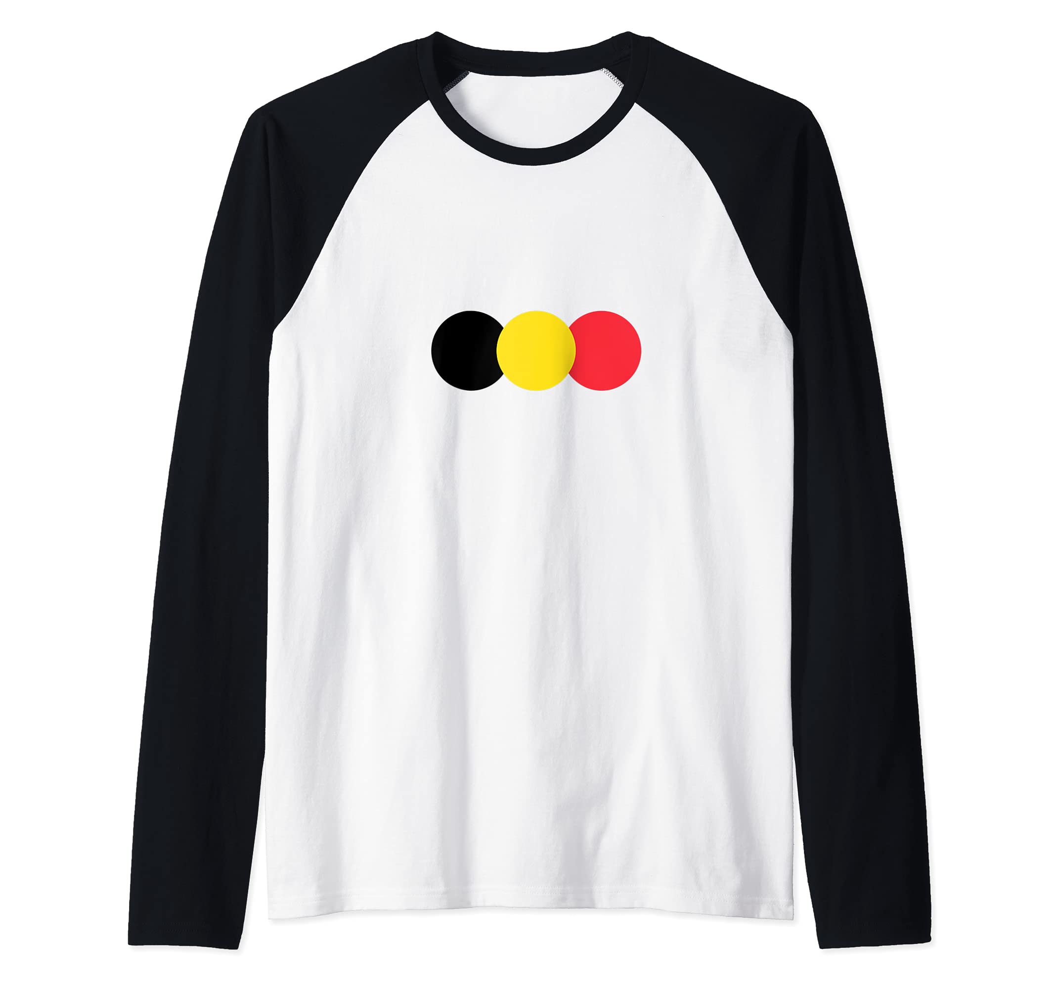 Flag Belgium Raglan Baseball Tee