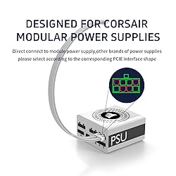 Sirlyr Corsair 12vhpwr Cable,12+4 Pin to Dual 8 Pin