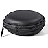 Black Leather Case Pocket Size Holder Case for Plantronics Backbeat Go , Marque 2 M165 , Marque M155 , M55 M50 M28 M25 M