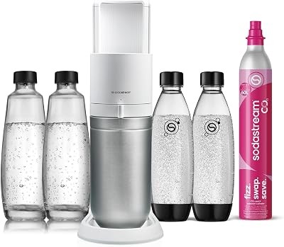 Duo – Máquina para hacer agua con gas, bebidas favoritas, blanco