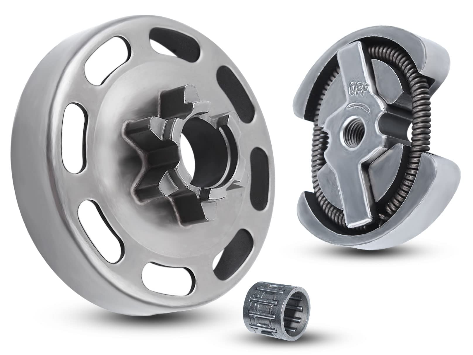 Mtanlo 3/8"-6T Clutch Drum Spur Sprocket Bearing Kit for Husqvarna 135 140 E-Seris Chainsaw 578257101
