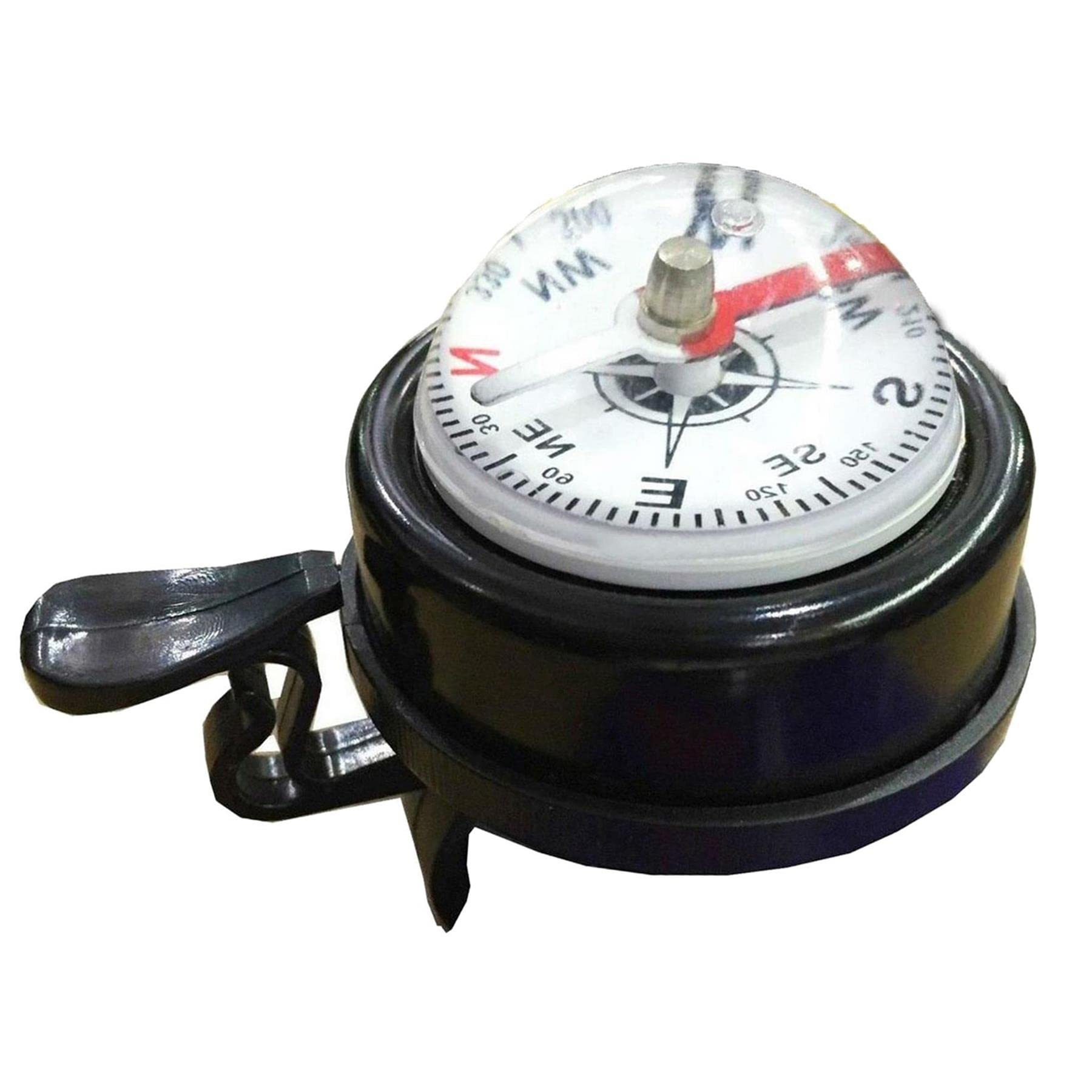 Laxzo ® Bicycle Bell Ring Aluminum Alloy Bike Loud Horn MTB Handlebar Alarm with Compass Cycling Bell Vintage Bike Bell Bicycle Bells Adults Bike Handlebar Bell Retro Bicycle Bell Loud Sound Horn