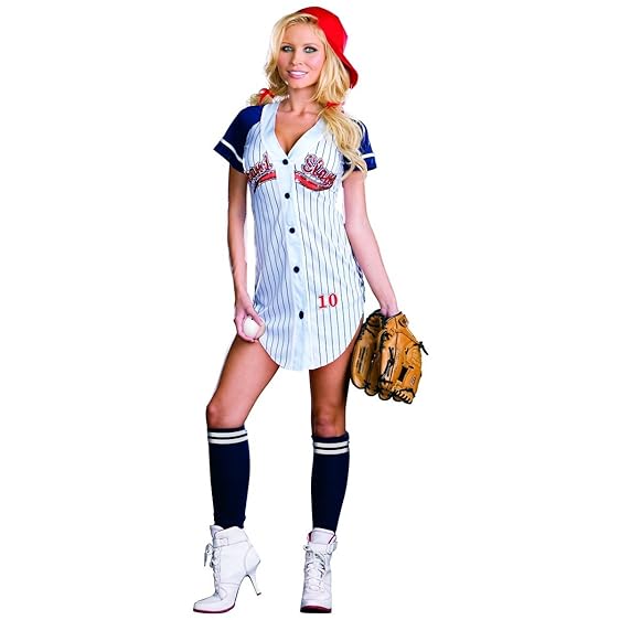 Baseball Babe Fancy Dress Costume