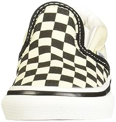 Vans Toddler's Classic Slip On, Black/Off White