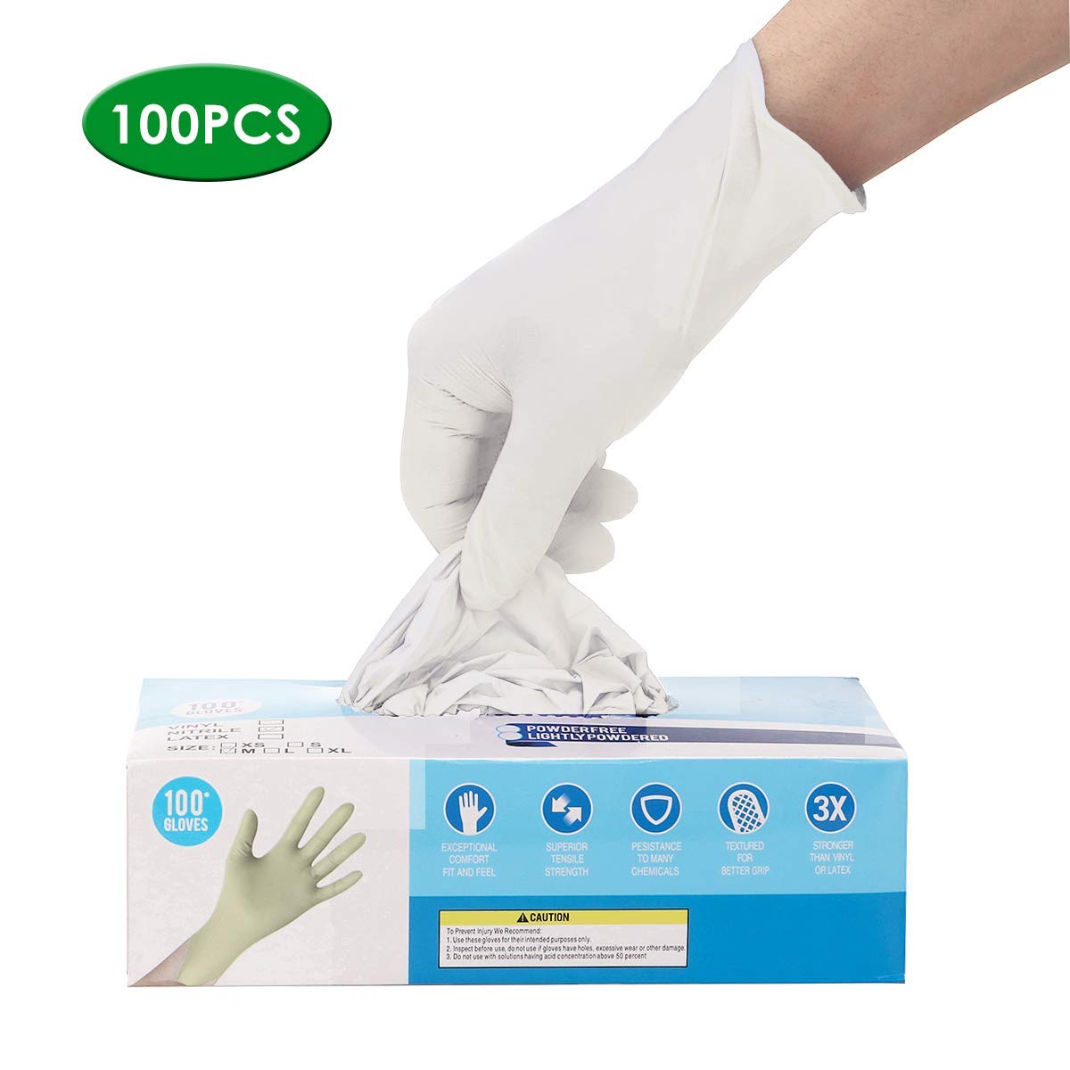 Yala Gloves Latex Powder Free Extra Large Gloves Box of 100pcs Amazon