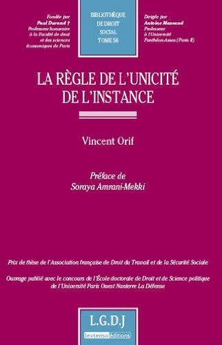 La  règle de l'unicité de l'instance