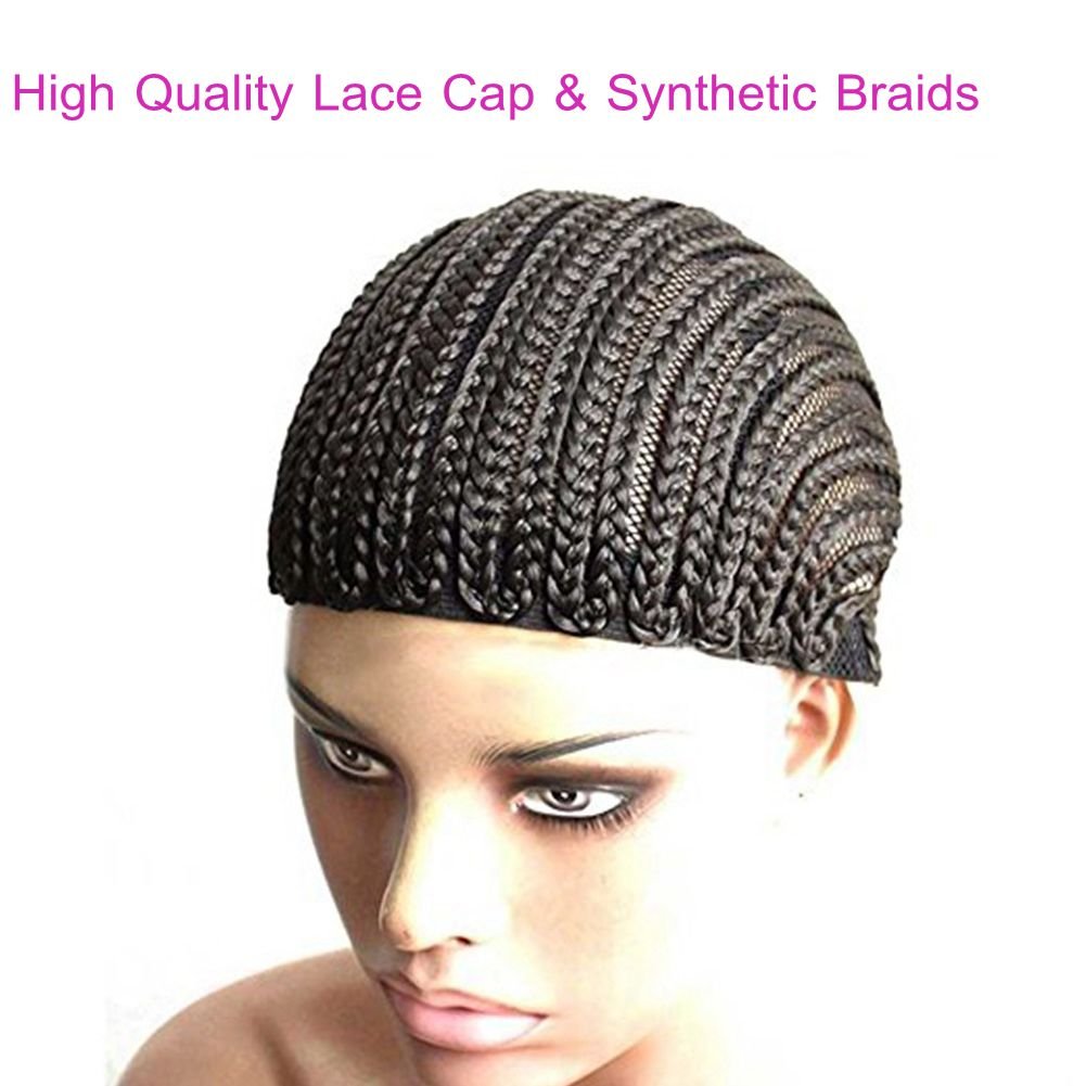 Amazon Com Braided Weave Cap With Adjustable Elastic Edge And