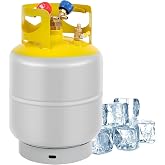 Refrigerant Recovery Tank 30 LB with 1/4 SAE Y-Valve, Liquid/Vapor Reclaim