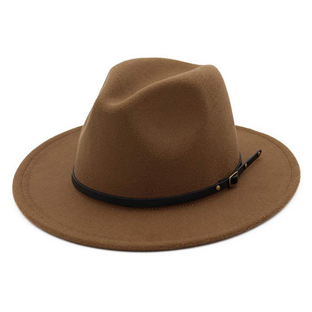 M/&uuml;tzen Filzhut Damen Elegante Herbst Winter Glockenhut Modern Mode Style Vintage Trilby Cozy Hut Caps