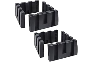 YOFIT Multipurpose Cargo Organizer Blocks Car Trunk Storage Organizer Blocks, Should Be Used with Wool Trunk's Carpet for Car/Truck/SUV/Van, Set of 4