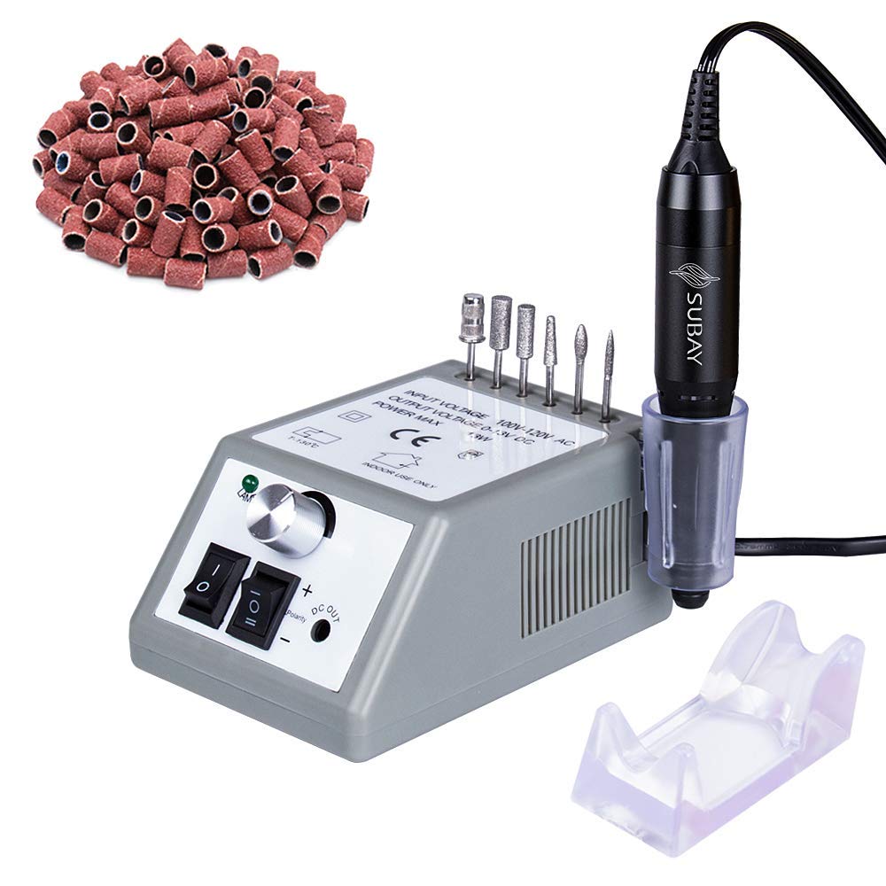 Electric Nail Drill Machine, 20000RPM Professional Nail Drill, Gel Nails,Manicure Pedicure Polishing Shape,Acrylic Nail Tools for Home and Salon Use, Grey Image