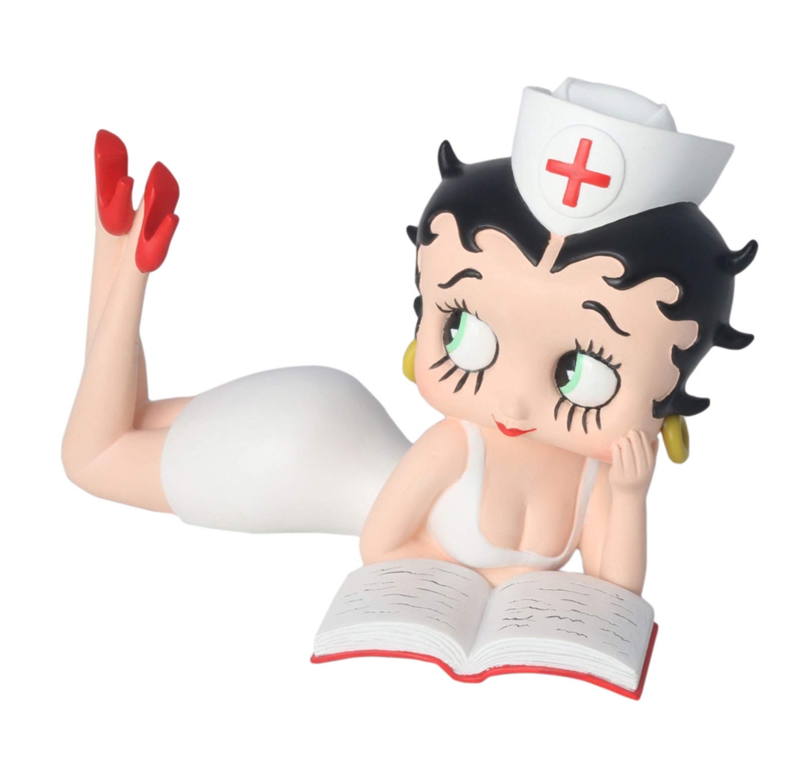 19cm Betty Boop Lying Down Nurse Collectable Figurine
