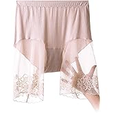 QiuDumo Women Thigh Anti Chafing Lace Mesh Slip Shorts Chub Rub for Under Dresses Safety Shorts