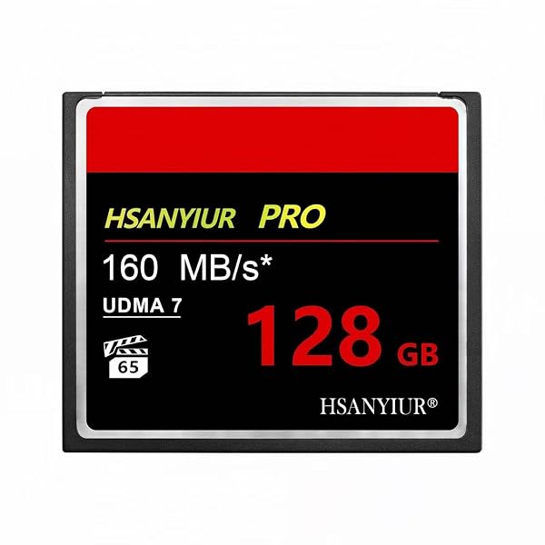 HSANYIUR 128GB UDMA SPEED UP TO 160MB/S,ORIGINAL CF...