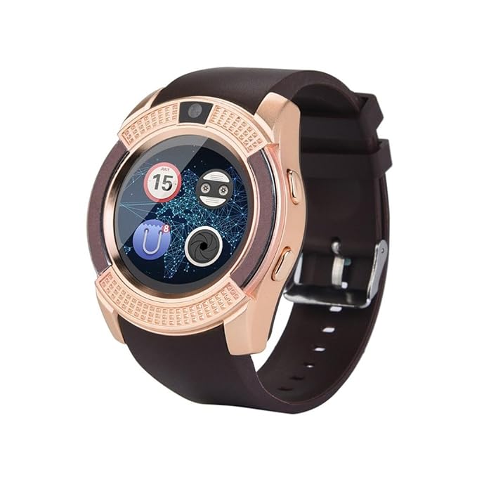 samLIKE ? Smart Watch ? Telefon-Mate ? Schrittzähler ? mit Sim-Kartensteckplatz ? Remote-Kamera ? Schlaf Rekord ?? Design für