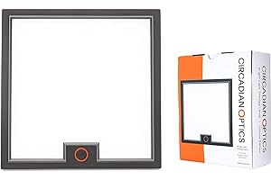 Circadian Optics Light Therapy Lamp - UV-Free LED Desk Lamp with 10,000 Lux for Seasonal Sunlight Changes. Full Spectrum Sun Lights for Work from Home. Lumine (Grey)