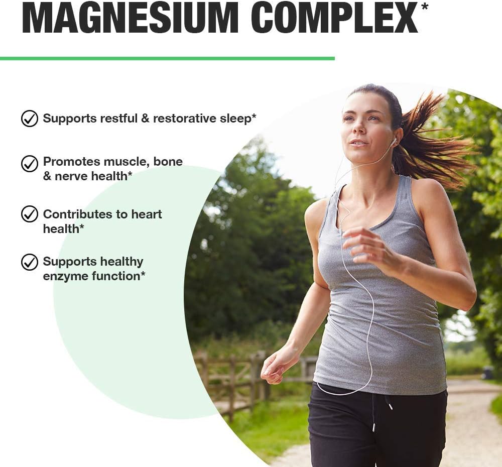 Nobi Nutrition High Absorption Magnesium Complex - Premium Magnesium Supplement for Sleep, Stress & Anxiety Relief, Leg Cramps, Headaches, Energy, Muscle Relaxation & Recovery: Health & Personal Care