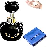 Cat Paw Print Soap Dispenser, Press Foaming Hand Soap Pump for Bathroom and Kitchen, Refillable Cat Lover Gift with Bonus Handkerchief