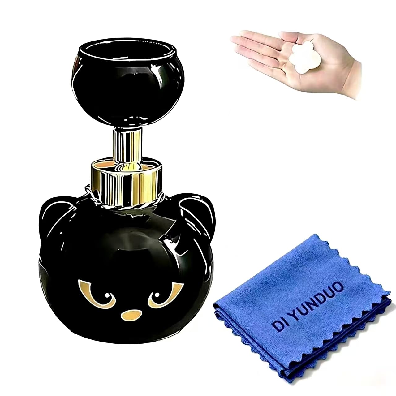 Photo 1 of (Free Handkerchief Included) Cat Paw Soap Dispenser, Automatic Foam Soap Dispenser with Paw Print Design, Magic Touch-Free Refillable Liquid Soap Pump for Kitchen, Bathroom Sink Accessories