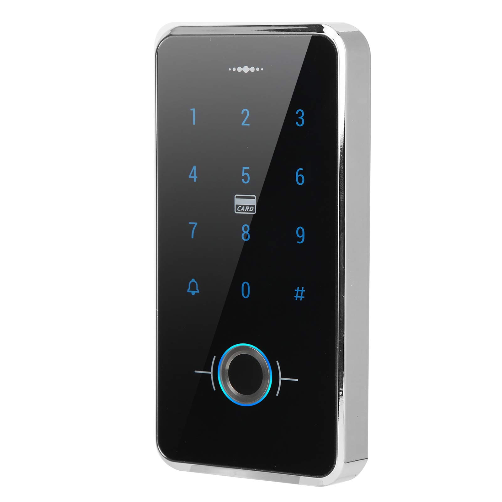 Touch Screen Door Keypad, Fingerprint Password Reader Waterproof Access Controller Keyless Entry Keypad for Home Security System