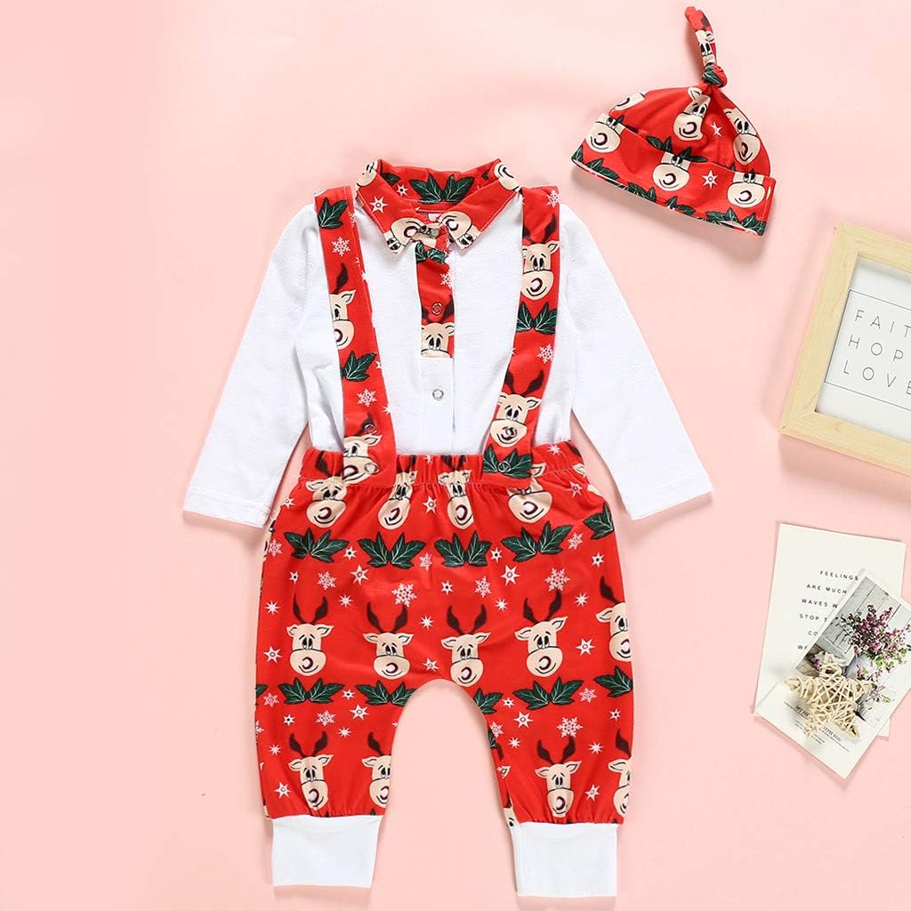 baby christmas dungarees