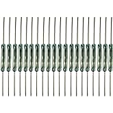 Gebildet 20pcs Reed Switch Reed Contact Normally Open (N/O) Magnetic Induction Switch (2mm*14mm)