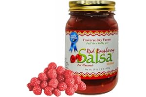 Traverse Bay Farms Nationally Award-Winning Salsa (Red Raspberry, 1 Jar)