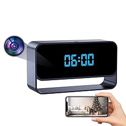 FHD 1080P Clock Camera - WiFi Wireless Camera for
