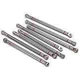 8PCS Alloy Upper & Lower Rod Link Linkage for 1/10