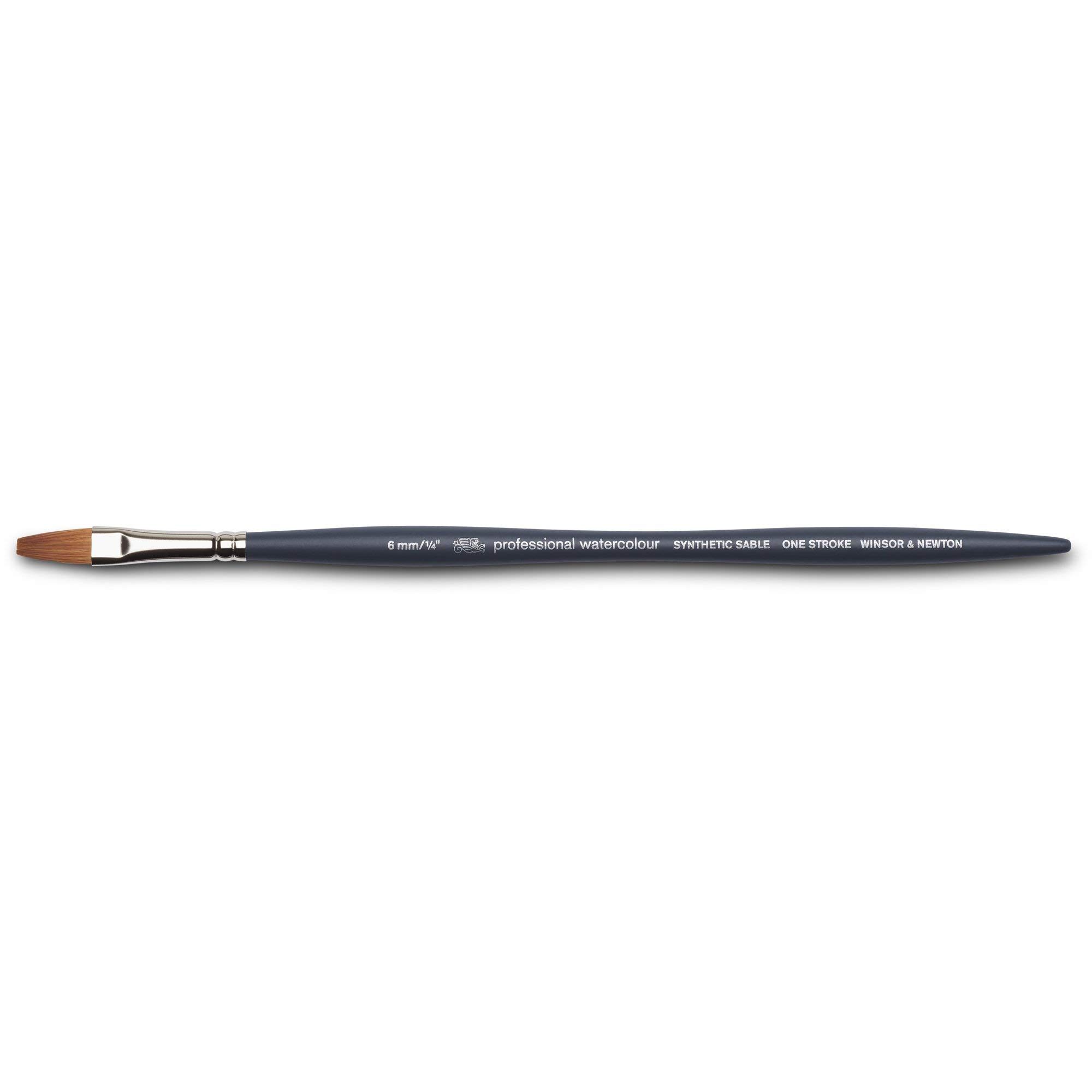 Winsor & Newton Professional Watercolour Brush, Synthetic, Gray, 1/4"-EIN-Strich-Pinsel
