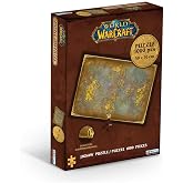 ABYstyle World of Warcraft Azeroth's Map Jigsaw Puzzle 1000 Pcs Featuring Azeroth Land Ideal Gift for Anime and Puzzle Enthusiasts Family-Friendly Activity