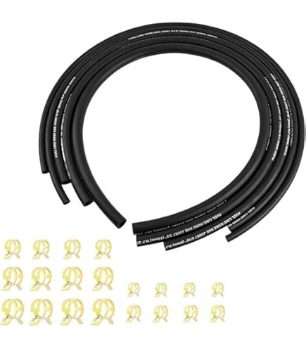 Car Fuel Line Repair Kit With 1/4" Fuel Hose & 2/5" Hose