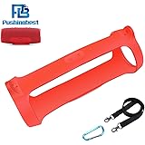 Pushingbest Carrying Case for JBL Charge 4 Speaker Durable Silicone Extra Carabiner and String Offered for Easy Carrying (Orange)