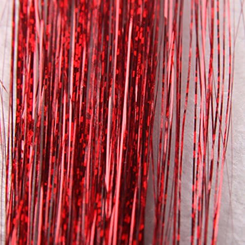 2019 Hair Tinsel Sparkle Holographic Glitter Extensions Highlights Party Wig