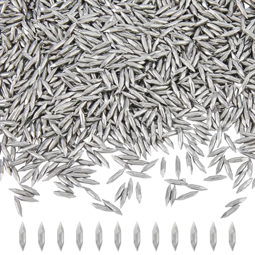 SUPERFINDINGS About 3666pcs/440g Stainless Steel Polished Beads 9mm Bicone Tumbling Media Pins Burnishing Media for Rust Removal Rough Polishing Precsion Polishing Jewelry Polishing,Diameter:2mm at Amazon