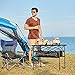 RORAIMA Light Weight Backpacking Reclining/Lounging Camping Folding Chair with Headrest for Outdoor Camping, RV, BBQ, Football Games (Standard Size Blue )
