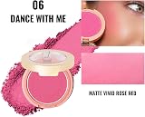 Oulac Bright Pink Blush N06 Dance with me Vegan Cruelty Free 8Hr Wear view 2
