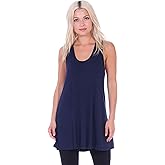 Popana Tunic Tank Tops For women – Flowy Long Tank Tops for Women Plus Size, Dressy For Women
